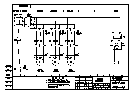 某市通用机械厂电气施工cad图(含电气原理图)-图二