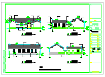 四合院建筑cad设计施工图-图一