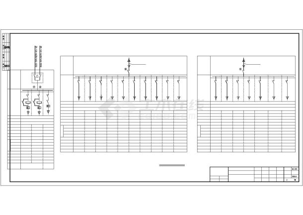 五层办公楼全套强弱电气设计CAD施工图-图一