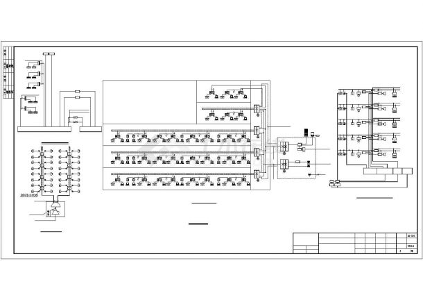 五层办公楼全套强弱电气设计CAD施工图-图二