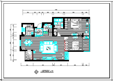 两层别墅室内装修cad全套平面设计图-图二