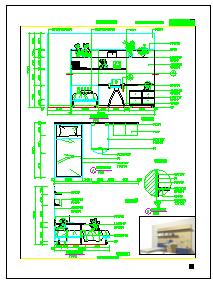 两层儿童床cad施工设计图带效果图-图二