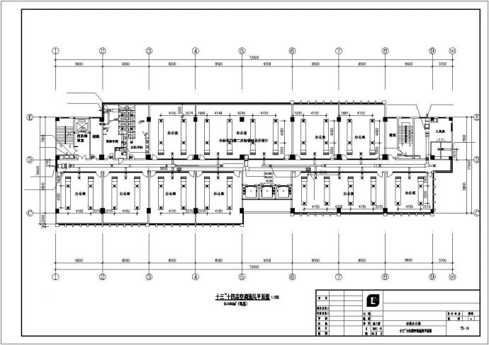 [东莞]高层办公楼多联机系统设计施工CAD图(1)_图1