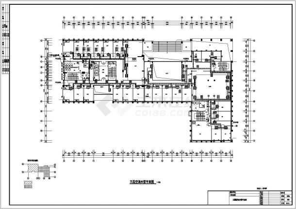 [湖南]高层办公楼中央空调通风设计施工CAD图-图二