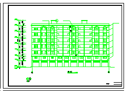 六层砖混住宅建筑cad设计图_图1