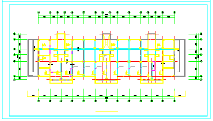 某13层住宅楼框剪结构cad建筑工程设计图纸-图二