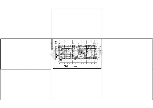 某医院门诊及住院楼结构设计CAD施工图-图二