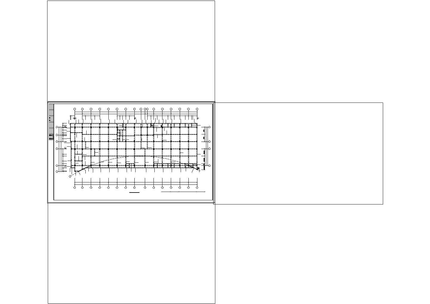 某医院门诊及住院楼结构设计CAD施工图