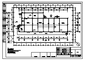 某市丙烯站房全套电气施工cad图(含照明,电话，电力平面图)-图二