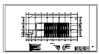 某市六层B型厂房电气施工cad图(含电力,照明系统，防雷接地系统,电话电视系统与火灾自动报警系统设计)-图二