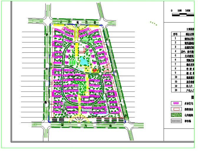 某三十几万平米两千多套小区（住宅、公建）总规划建筑图_图1