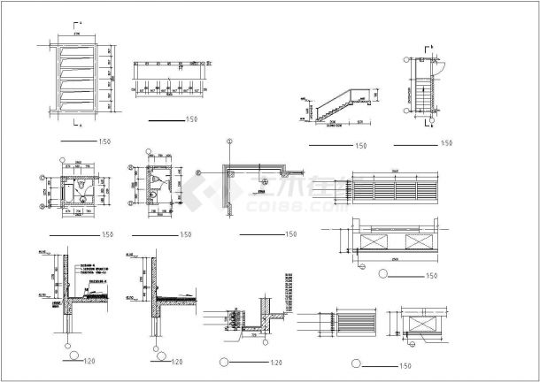 银川市富通小区6850平米14层高层住宅楼全套建筑设计CAD图纸-图二