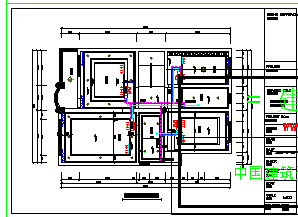某别墅多联机空调cad设计施工平面图-图二