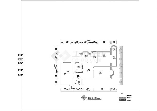阳光新城雅居CAD图纸设计(简约风格)-图一