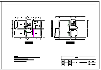 某别墅中央空调系统cad施工设计图