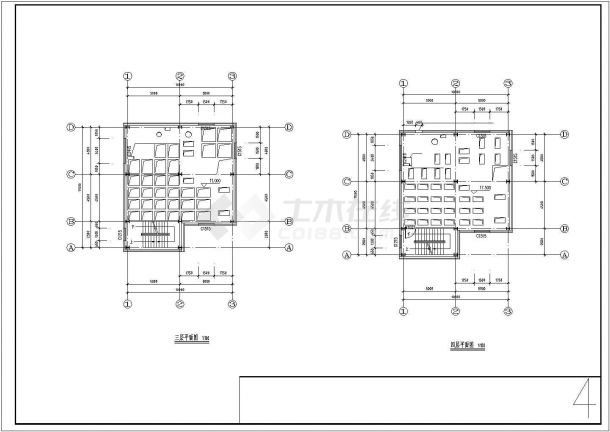 某五层690平方米钢结构厂房设计cad建筑施工图（含设计说明）-图二