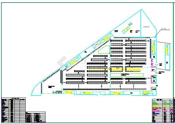 某大型建材市场CAD建筑设计方案图纸-图二