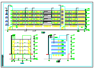 某大型宿舍楼建筑cad设计图(带效果图)_图1