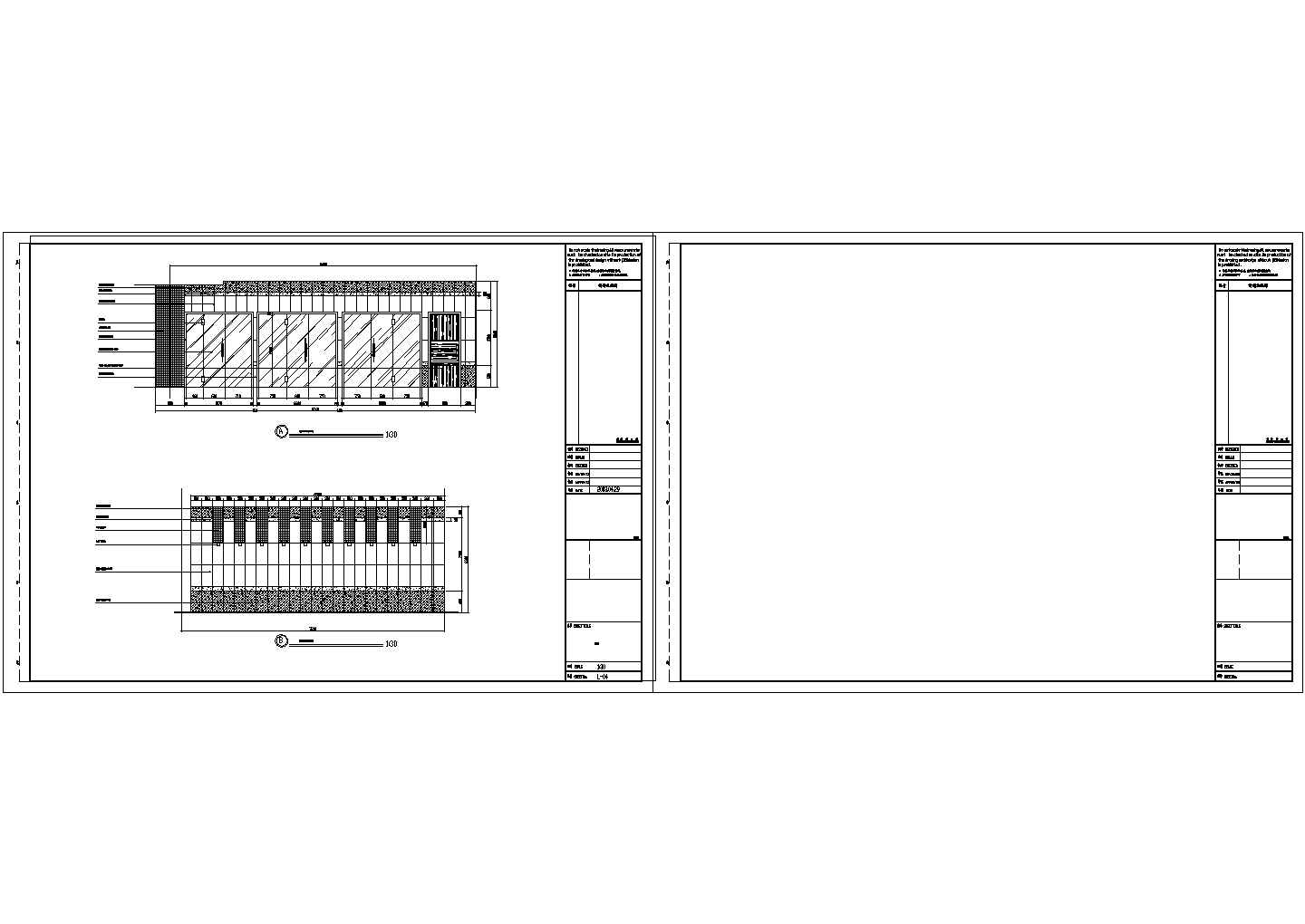 某大浴场装修CAD室内设计完整施工图