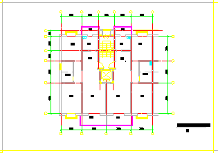 某带电梯小高层CAD户型设计图大集合-图一
