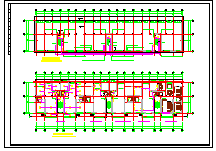 某地住宅楼全套CAD电气平面设计图纸-图二