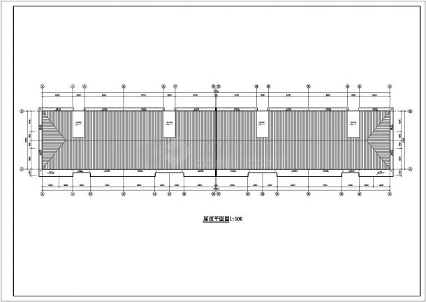 廊坊市某大型工厂6层集体宿舍楼建筑设计CAD图纸（含架空层）-图一
