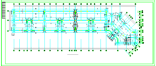 某底框结构商业住宅楼cad设计工程图纸_图1