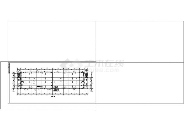 厂房设计_5层12762.44平米现代型百货公司厂房建施-图一