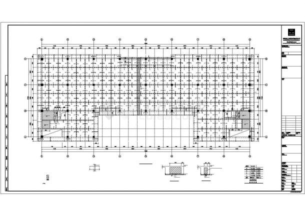 某地区标准化厂房建筑框架结构设计施工CAD图纸-图二