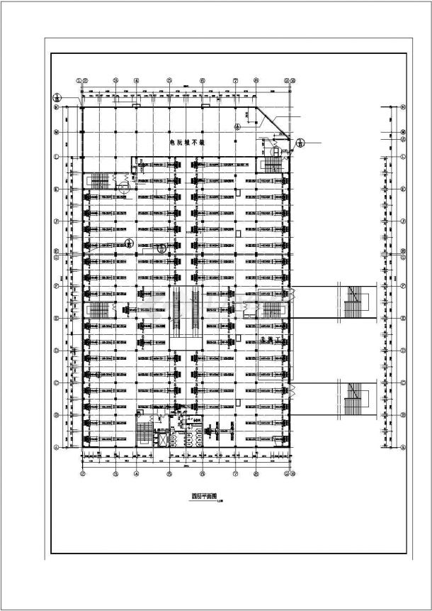 [湖北]多层商场建筑空调通风系统设计施工图（风冷模块机组）-图二
