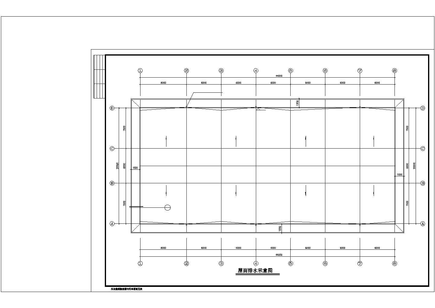 某饭店cad图纸设计（建筑专业，895㎡，含建筑设计说明，含平面图）