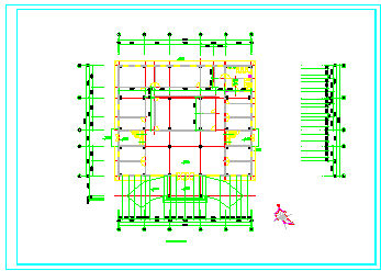 某多层办公楼方案CAD建筑设计图纸-图二