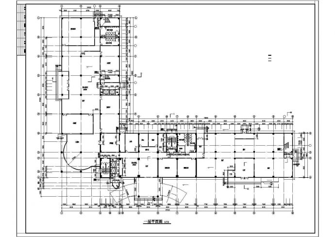 某市高层办公建筑cad设计施工图_图1