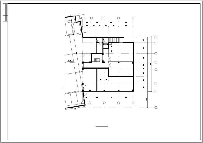 经典英伦风格教堂建筑施工CAD布置图_图1