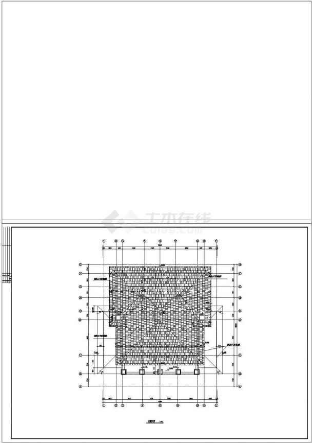 双拼别墅建筑设计CAD图-图一