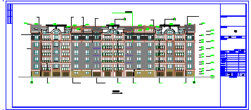 某多层住宅楼的全套建筑cad施工图