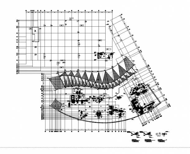 某2套商业广场商住楼空调通风防排烟系统设计施工cad图纸-图一