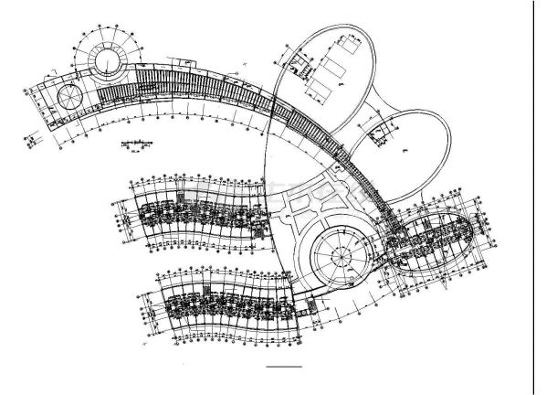 池州市南丰路住宅区7层住宅楼建筑设计CAD图纸（含总平面图）-图二