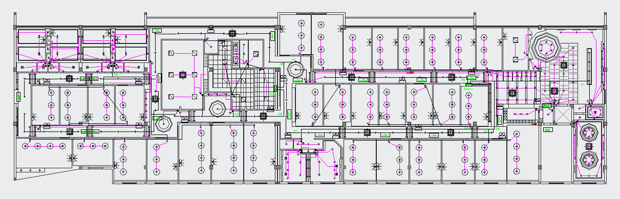 某名足浴中心CAD大样完整设计图