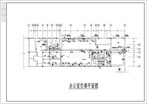 某大型超市空调通风CAD完整设计图纸-图二