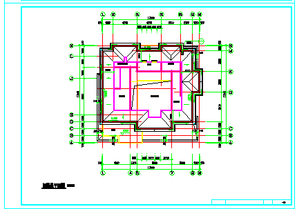 某二层小别墅建筑cad施工设计图_图1