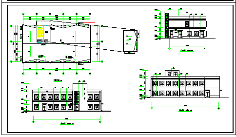 某二层医务所建筑方案cad设计图纸-图二