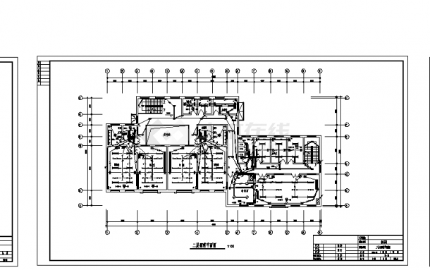 某三套多层幼儿园电气系统设计施工cad图纸-图二