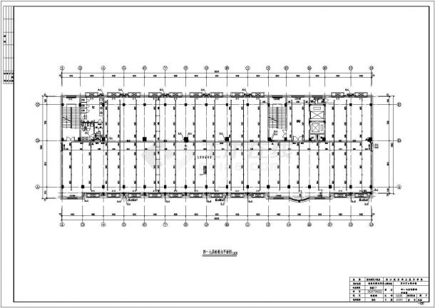 [学士]浙江某大学城建系某综合楼给排水全套设计图纸(含地下室给排水平面图)-图一