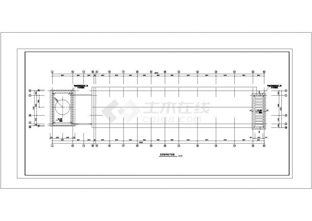 4层3042.8平米美术教室教学楼建筑施工CAD图纸设计-图一