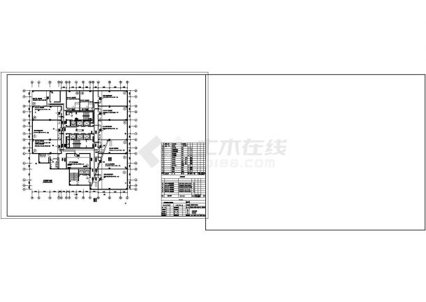 商场办公楼空调通风系统设计施工CAD图（水环热泵系统）-图二