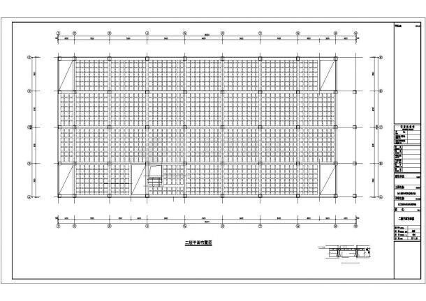 某地区六层加工装配车间及其附属用房结构设计施工CAD图纸-图二
