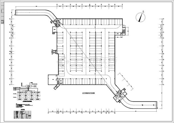 电气设计_某地下车库电气设计CAD图-图一