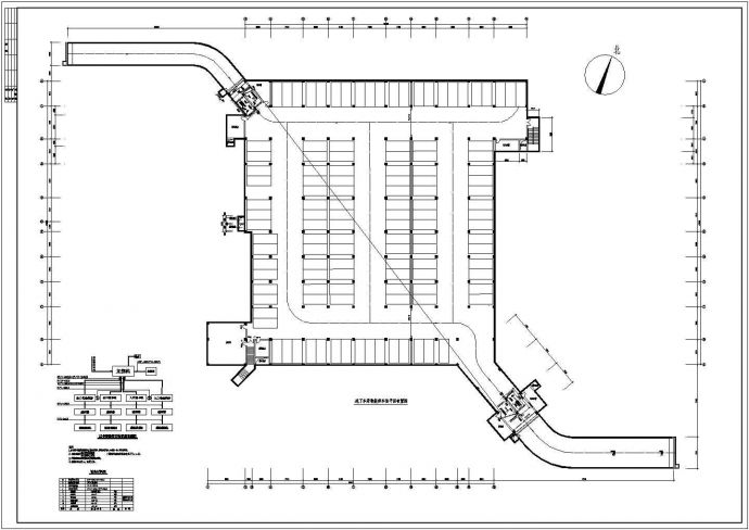 电气设计_某地下车库电气设计CAD图_图1