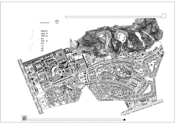 衡阳市碧桂园小区一二期总平面规划设计CAD图纸（占地160万平）-图一